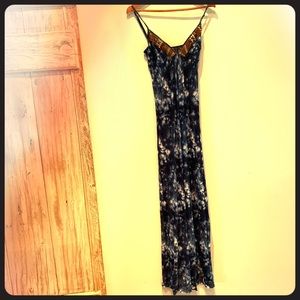 Red Carter Maxi Dress w/stunning beadwork.